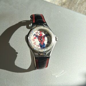 Techno Marine Marvel Super Heroes Spider Girl Diamond Bezel